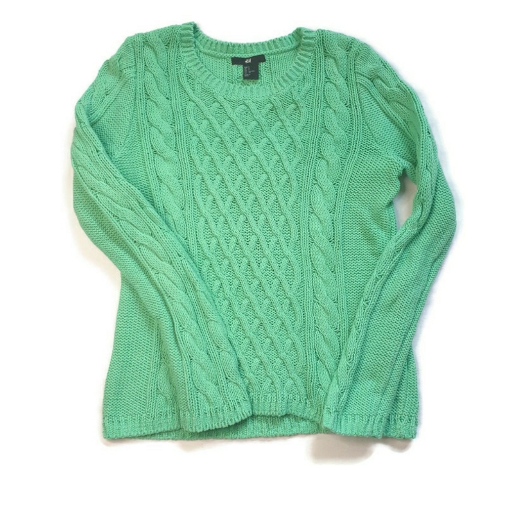 H&M cable knit sweater